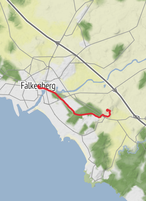 Falkenberg Cykling mobile static map