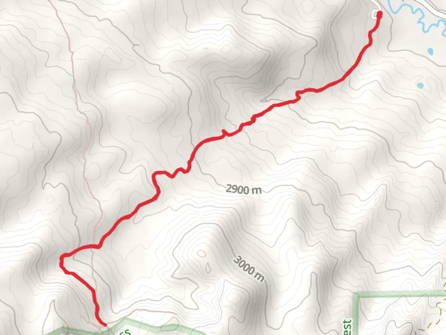 An image depicting the trail Cliff Creek Trail Out and Back and its surrounding area.