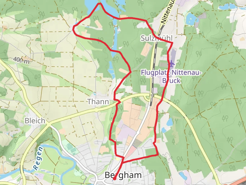 Oberpfalzweg, Stadlweiher and Thann-weiher