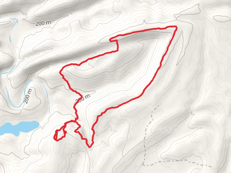 Carnasaw Nature Trail, Little Bugaboo and North Rim Trail Loop