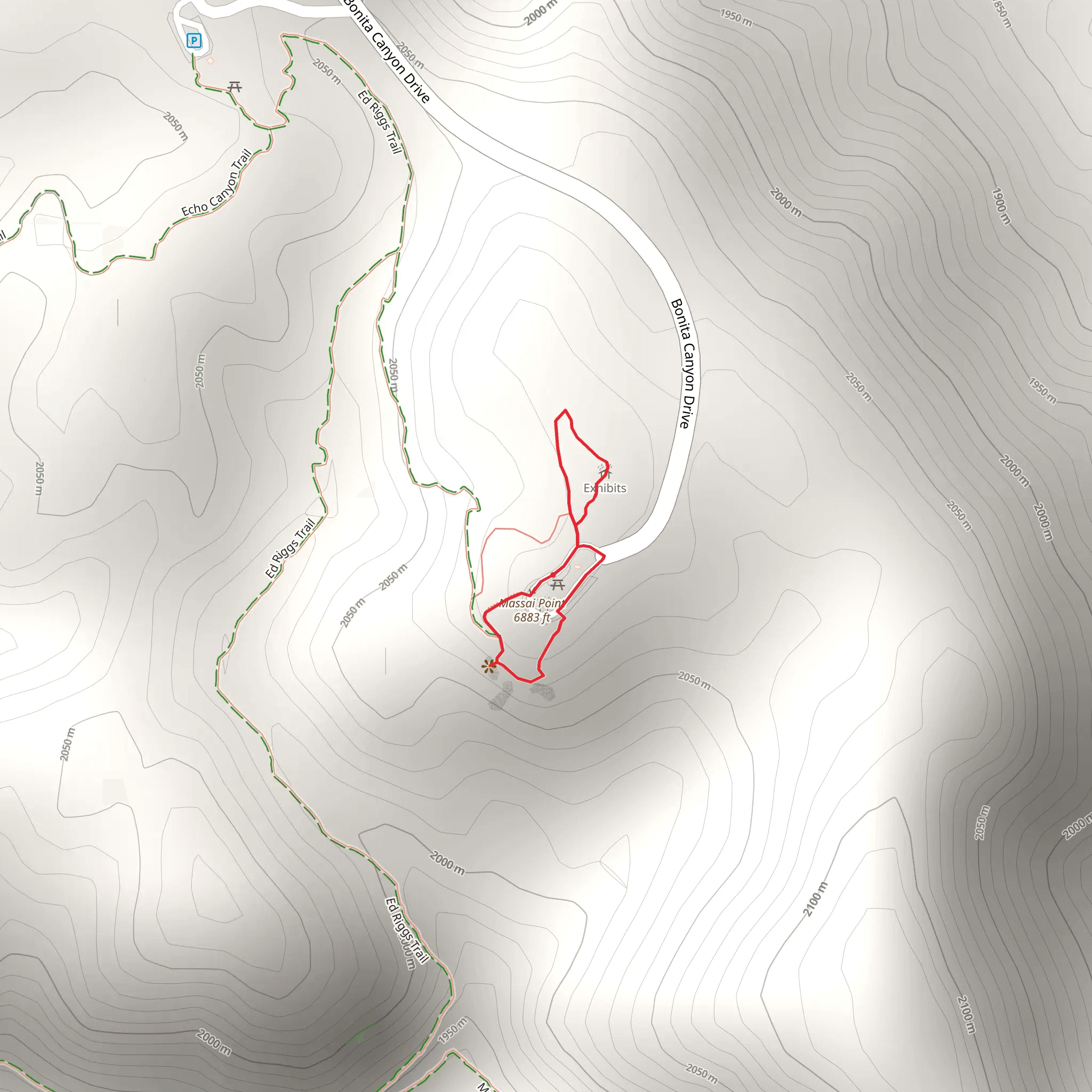 Massai Nature Loop Trail mobile static map