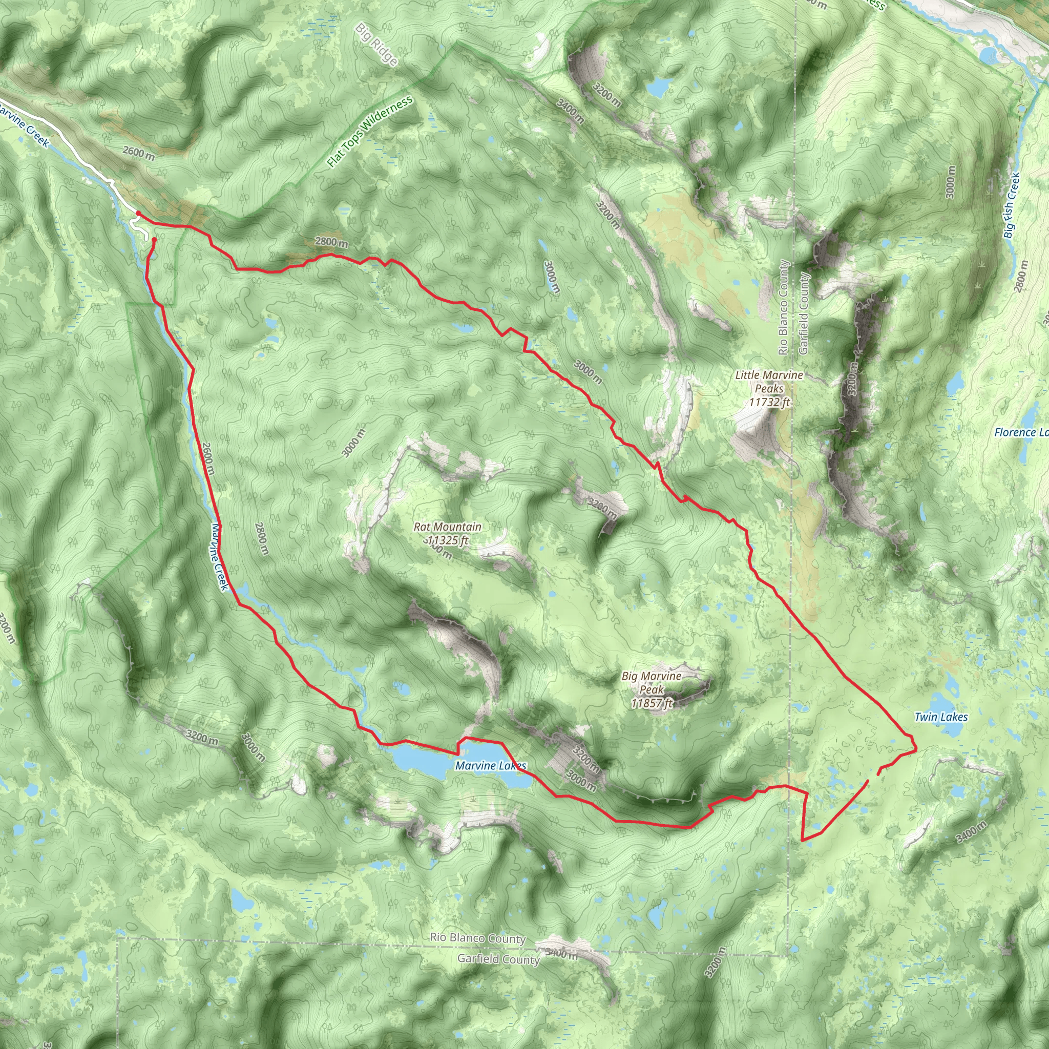 Marvine Loop mobile static map