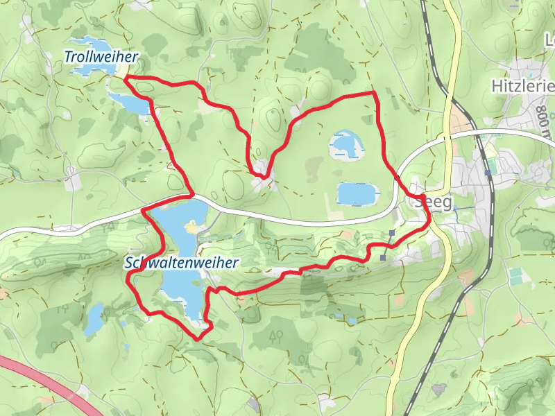 Seeg, Luimooser Weiher and Schwaltenweiher Loop