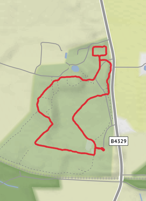 Hike from Haverfordwest mobile static map