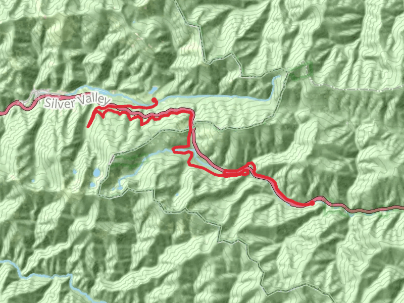 Norpac Trail from Shoshone Park