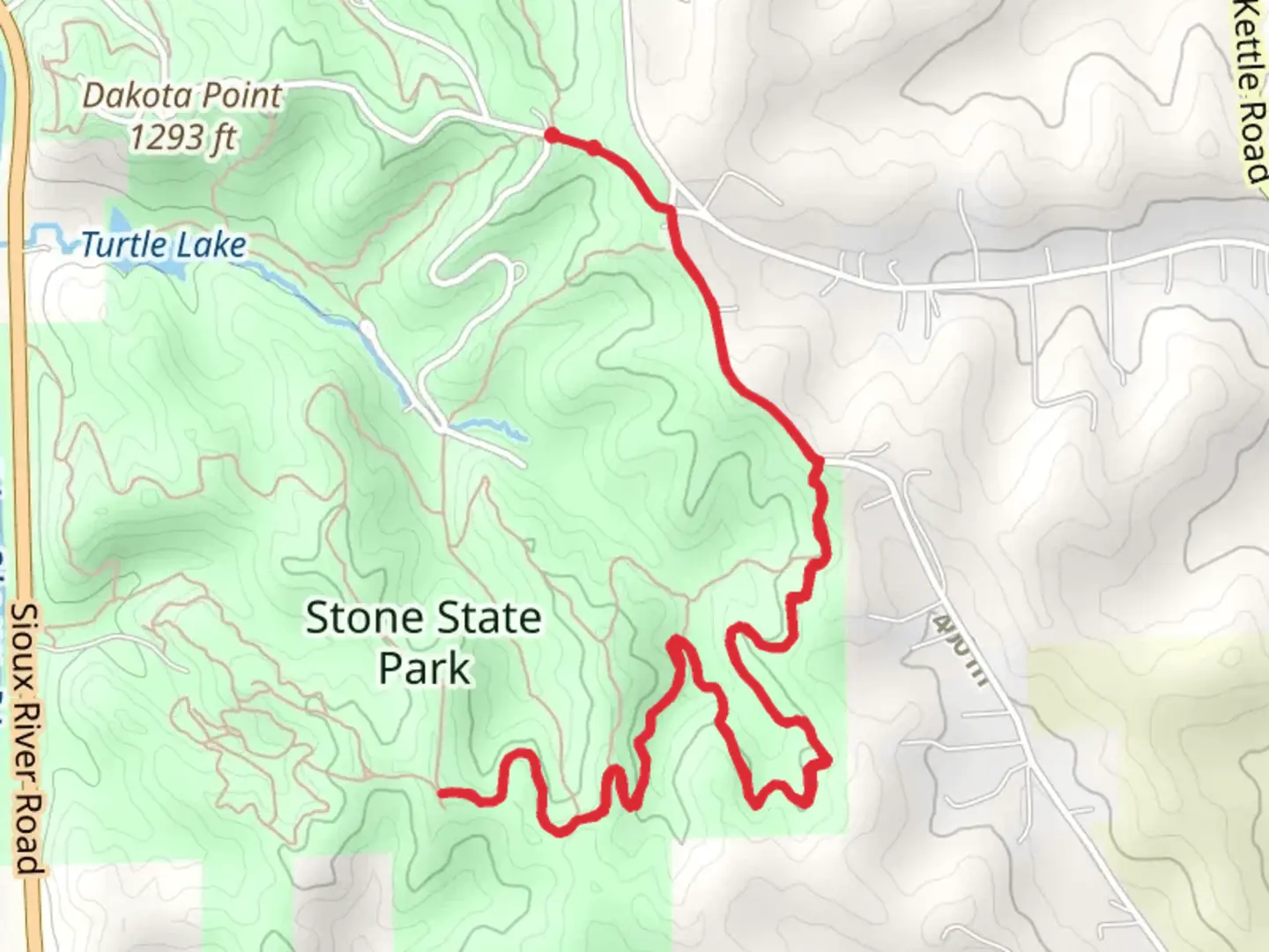 An image depicting the trail Broken Toe Trail and its surrounding area.