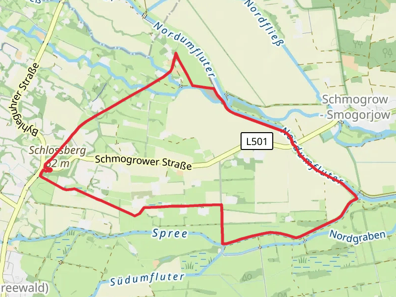 Spree via Rundwanderweg Kauper