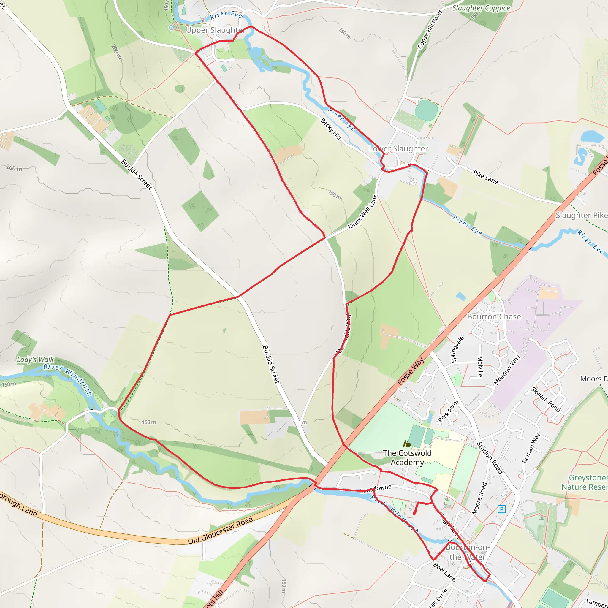 Lower Slaughter and Upper Slaughter via Windrush Way | Gloucestershire