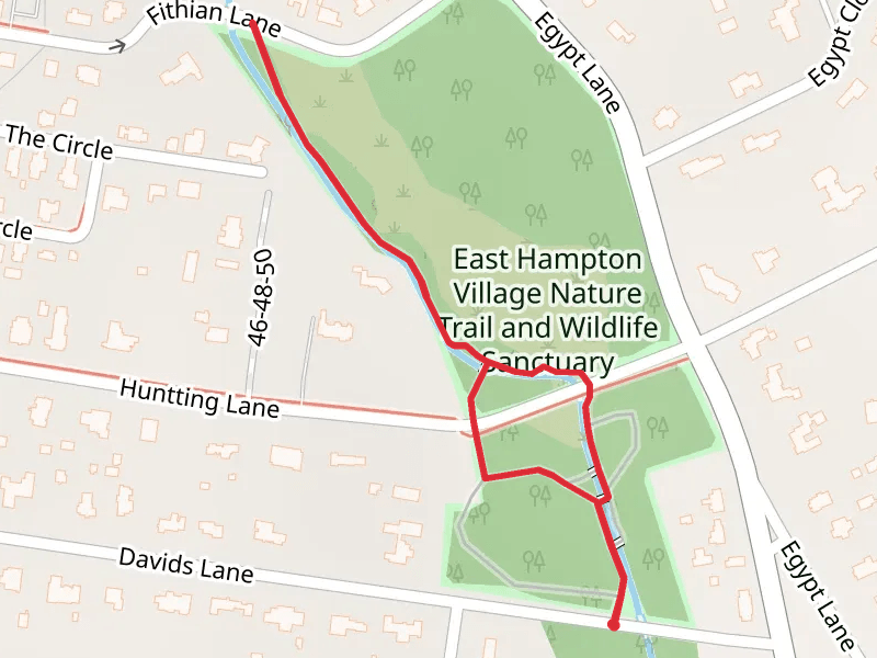 East Hampton Village Nature and Wildlife Sanctuary Loop Trail