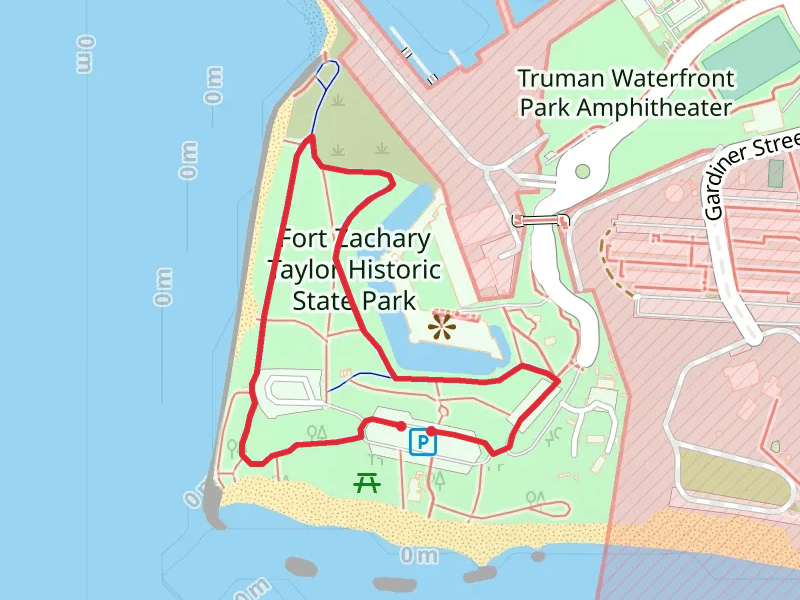 Fort Zachary Taylor Historic State Park Loop