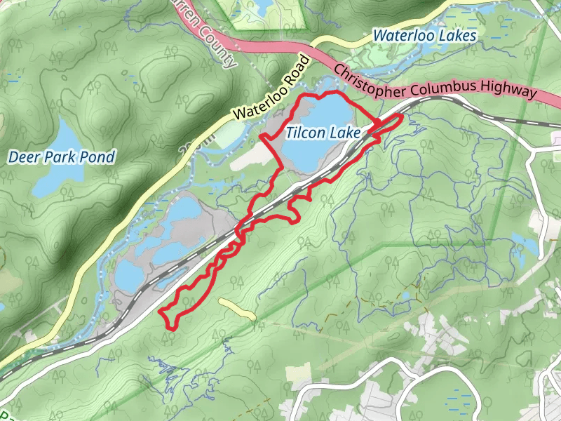 Trestle Trail, Blue Rock Trail and Tilcon Lake Loop Trail