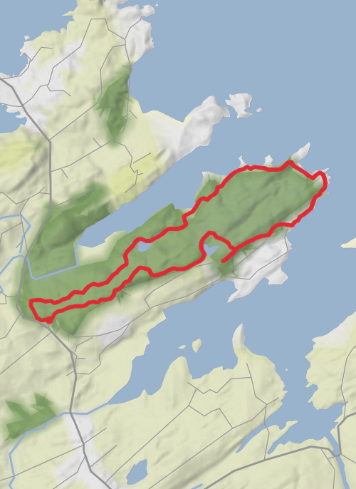 Smalls scenic Ards friary walk mobile static map