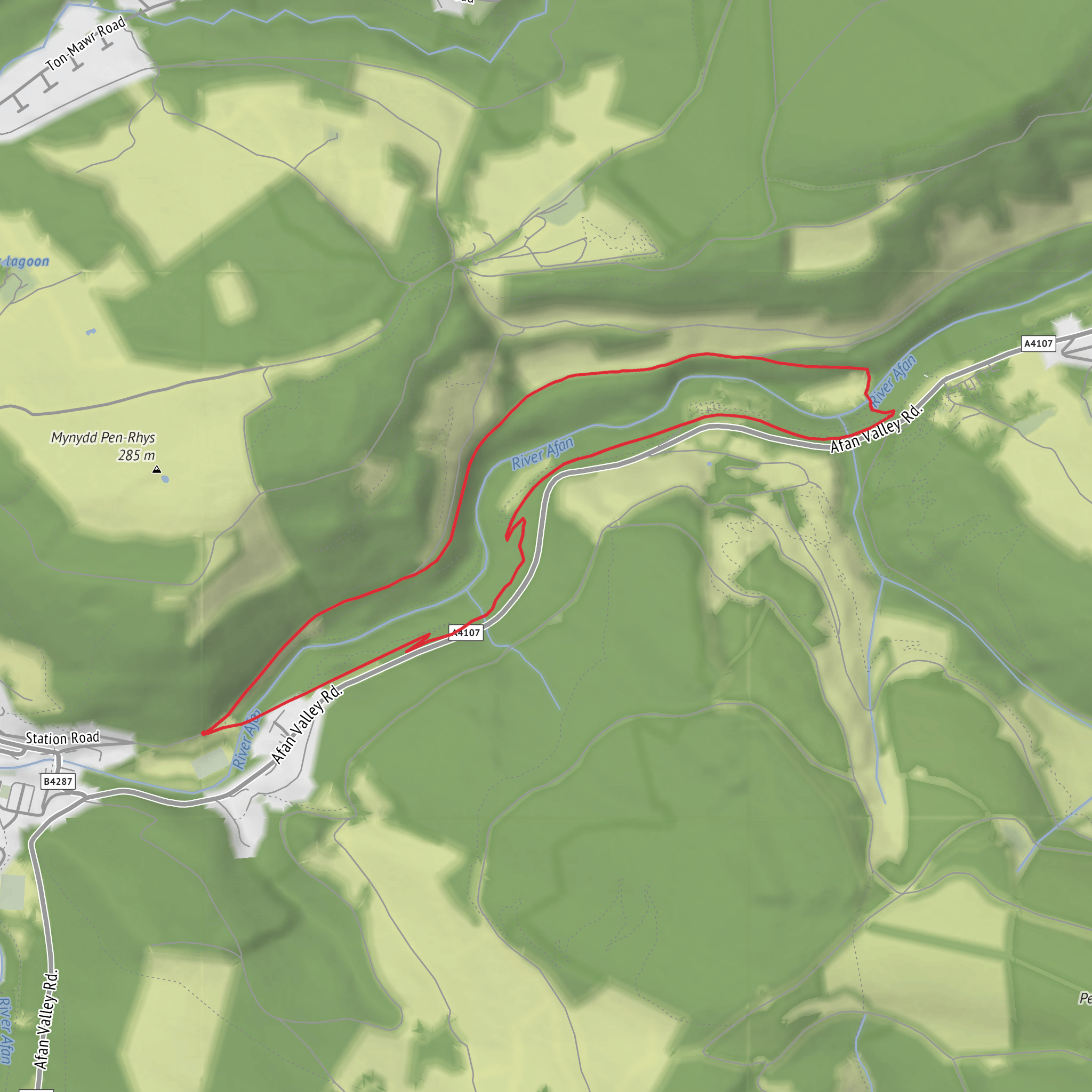 Rhyslyn Loop mobile static map