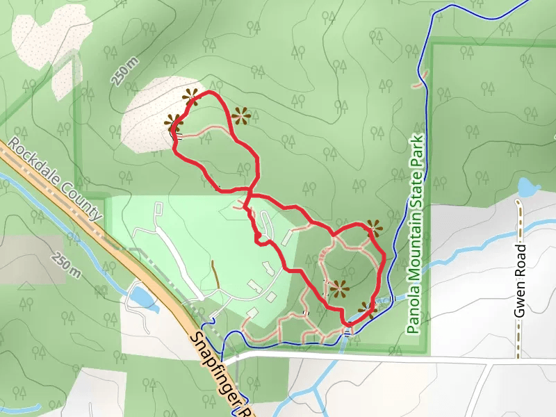 Rock Outcrop Trail and Watershed Loop Trail