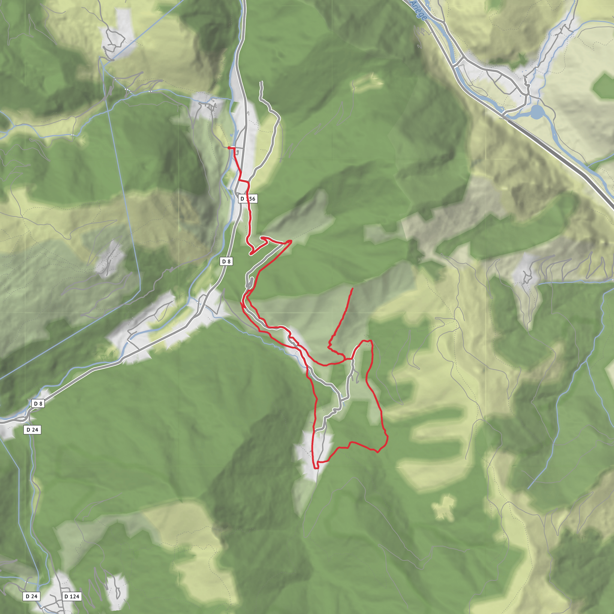 Parc Naturel Régional Pyrénées Ariégoises - Ariege mobile static map