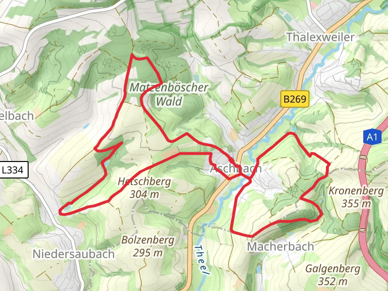 Matzenbornbach via Ruemmelbach-Humberg Weg
