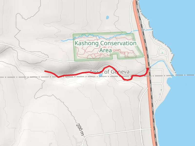 Kashong Creek Trail via West Lake Road