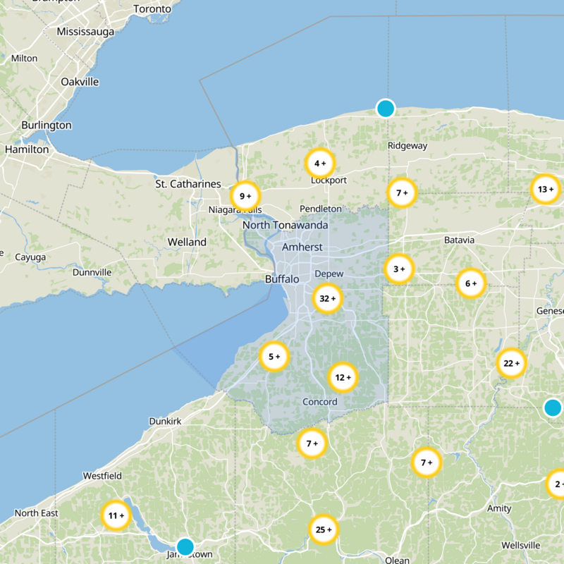 Erie County Static Map