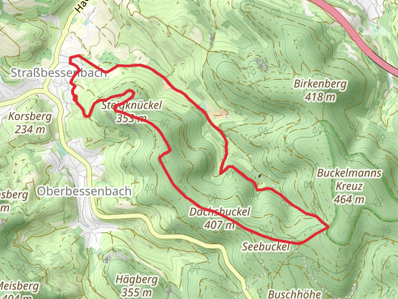 Straßbessenbach, Waldmichelbacher Hof and Steering Knuckle Loop