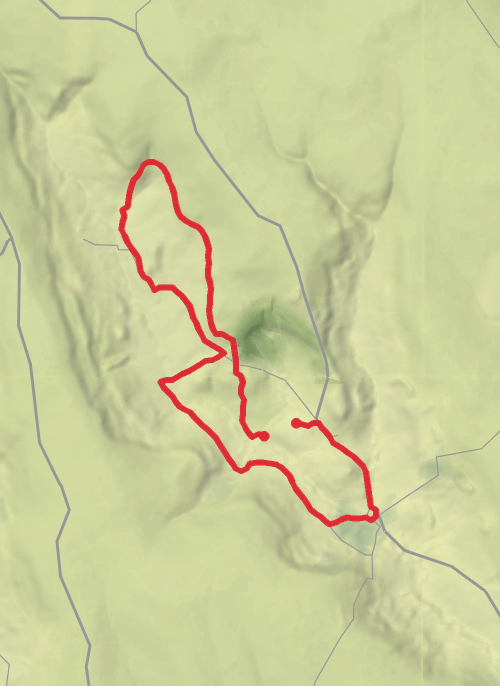 Hike from Thorgill mobile static map