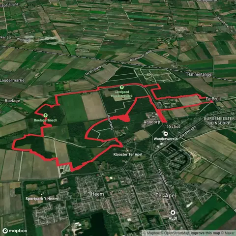 Meebosch, Roelagerbosch and Vossenberg Loop