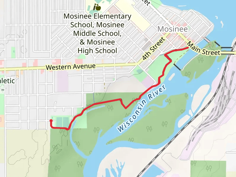 Wisconsin Riverwoods Trail - Edgewood Drive