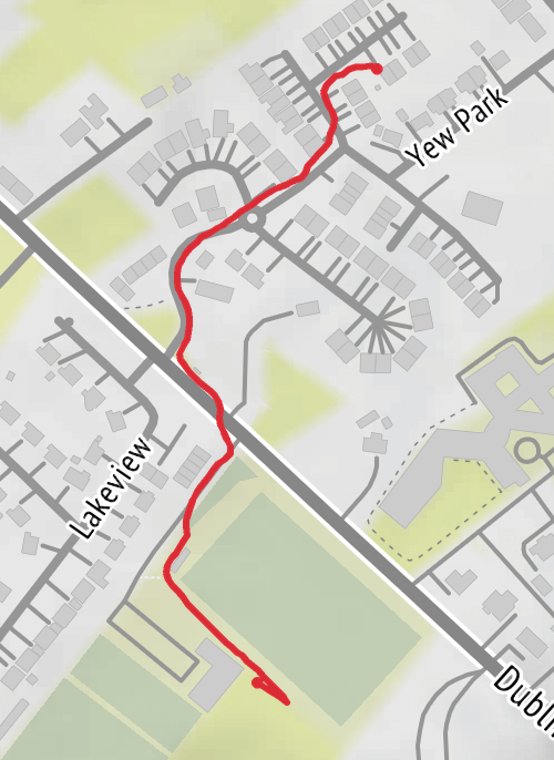 County Cavan Walking mobile static map