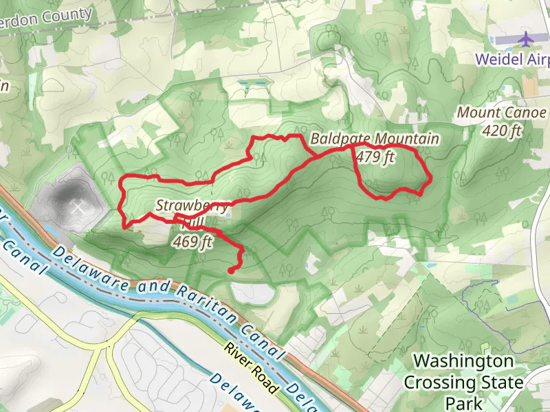 Summit, Copper Hill and Ridge Loop Trail