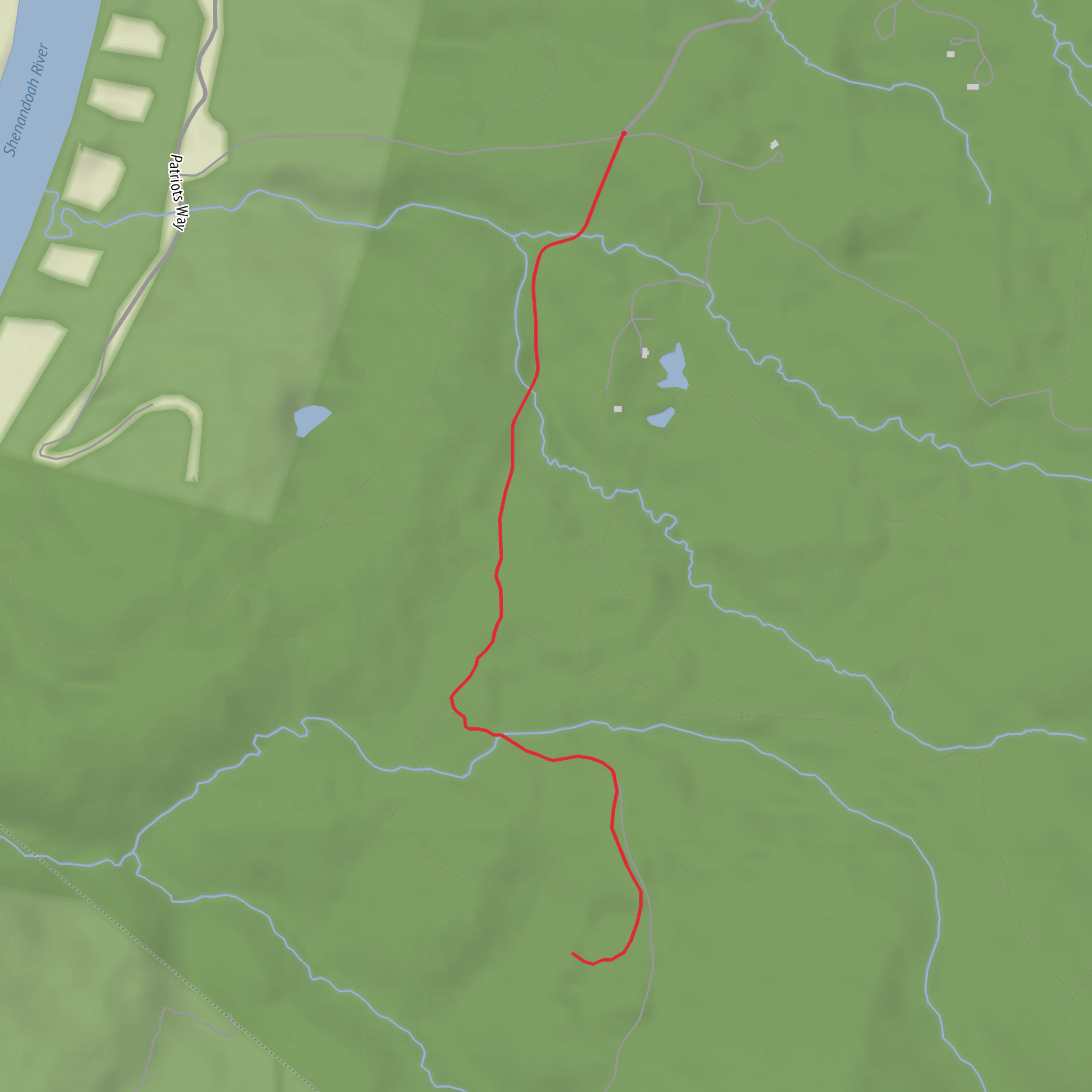 Mission Road Trail mobile static map