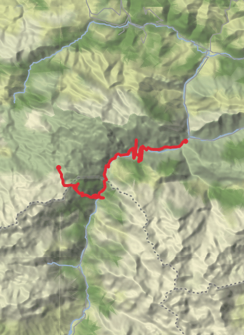 Cabrales Hiking mobile static map