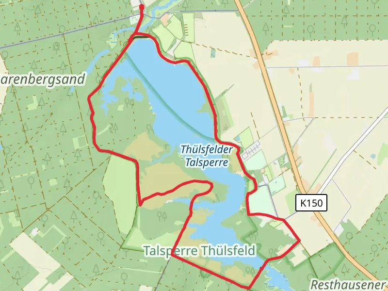 Thülsfelder Talsperre and Soeste via Geestweg