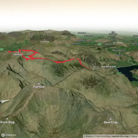 Helvellyn and Red Tarn via Glenridding