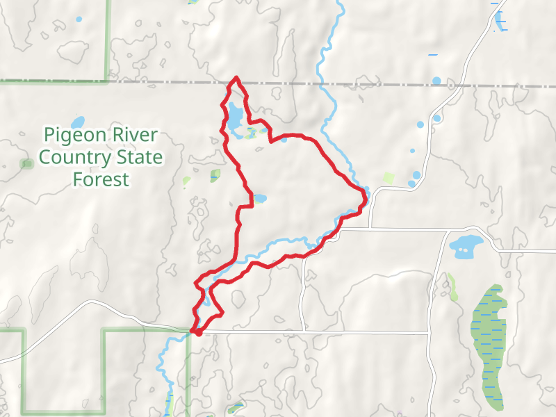 Pigeon Bridge and Grass Lake Loop via Fisherman Road