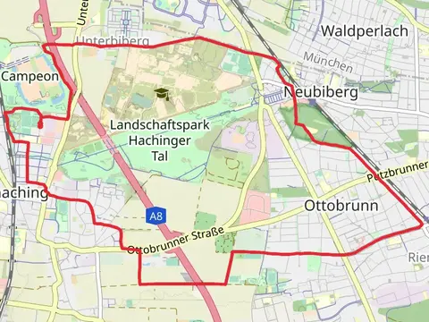 Landschaftspark Hachinger Tal Loop - Neubiberg
