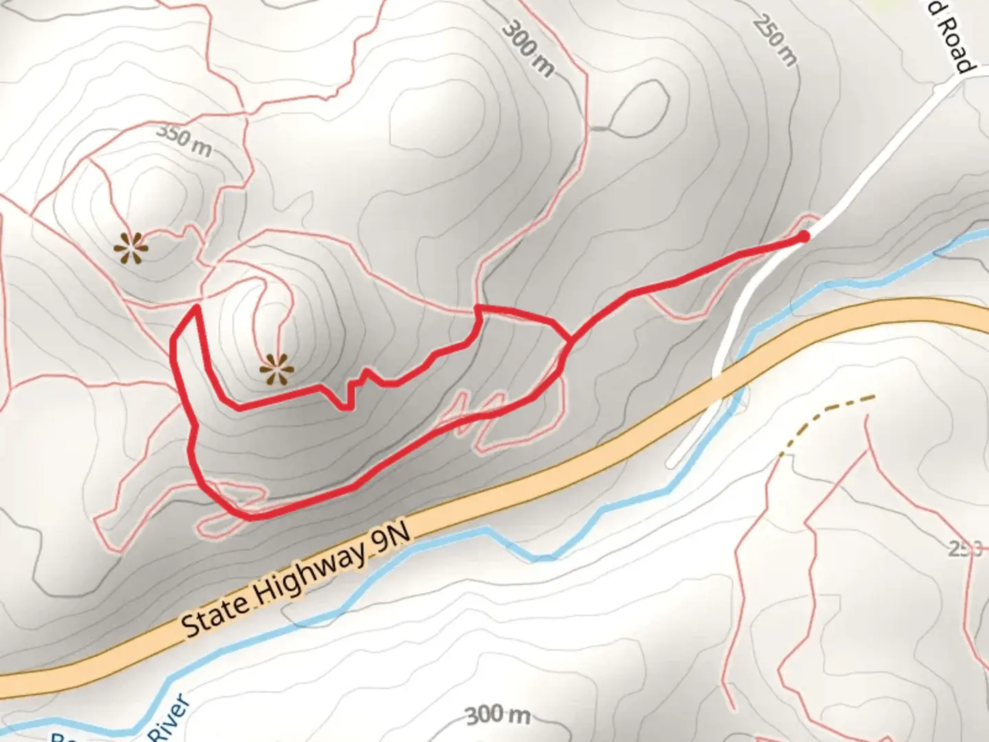 An image depicting the trail Cliffside and Col Holst Loop and its surrounding area.