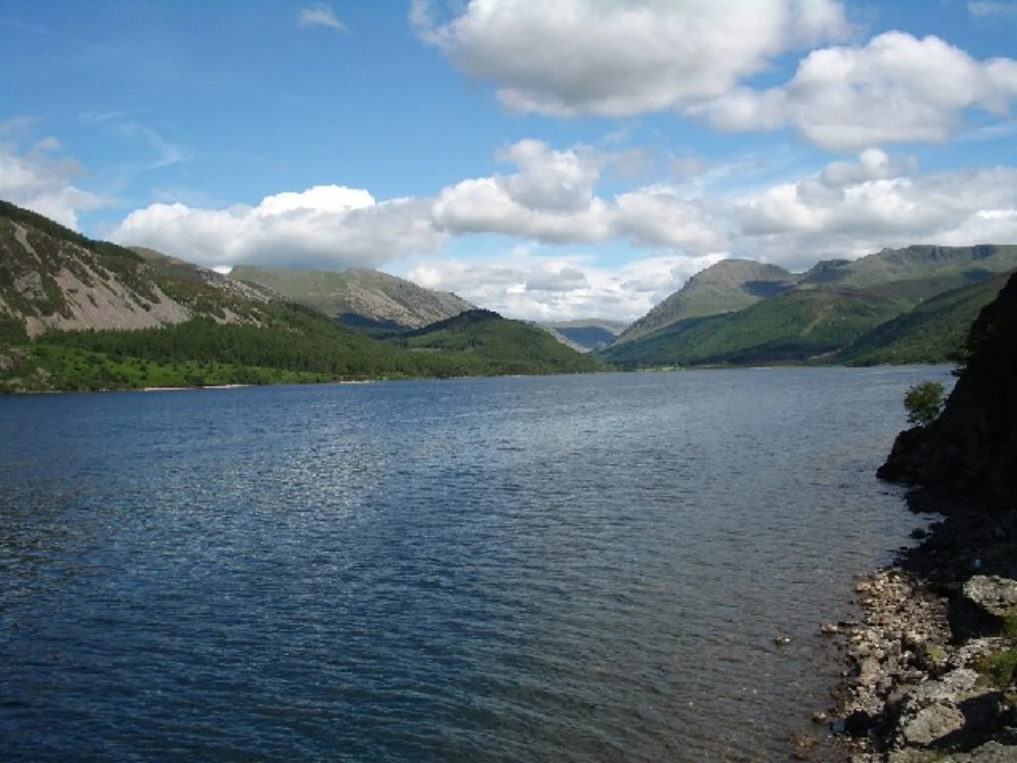 An image depicting the trail Ennerdale Water, Caw Fell and Haycock Walk and its surrounding area.