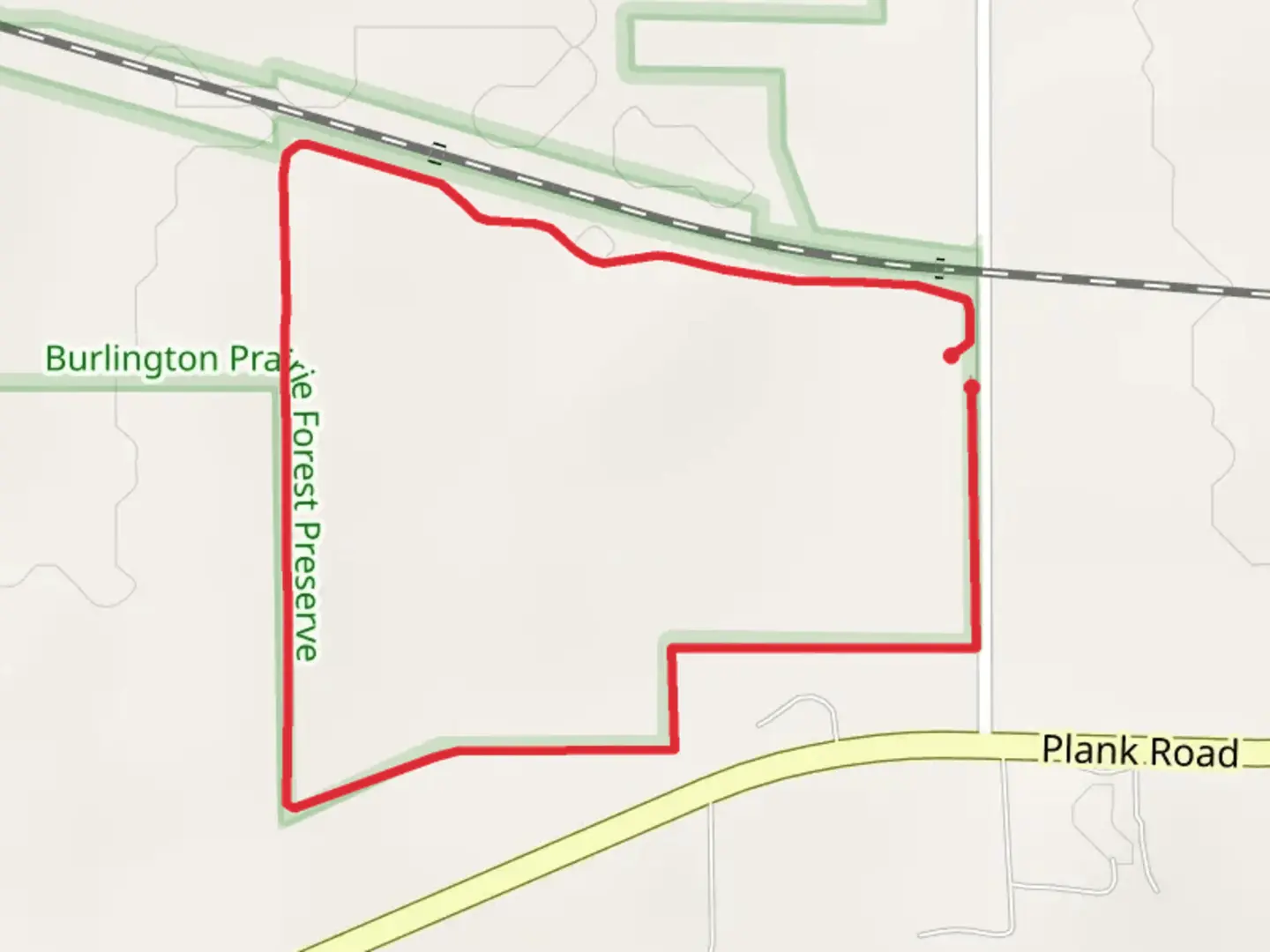 An image depicting the trail Coreopsis Loop Trail and its surrounding area.