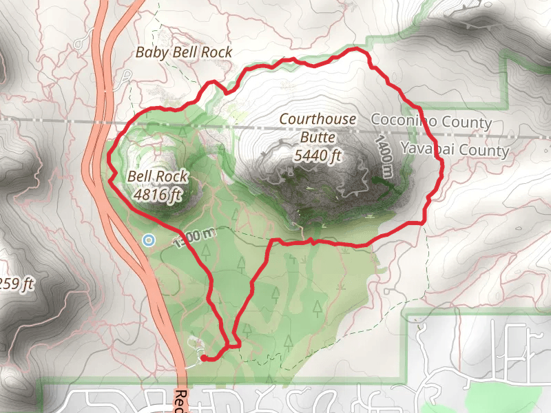 Bell Rock and Courthouse Butte Loop
