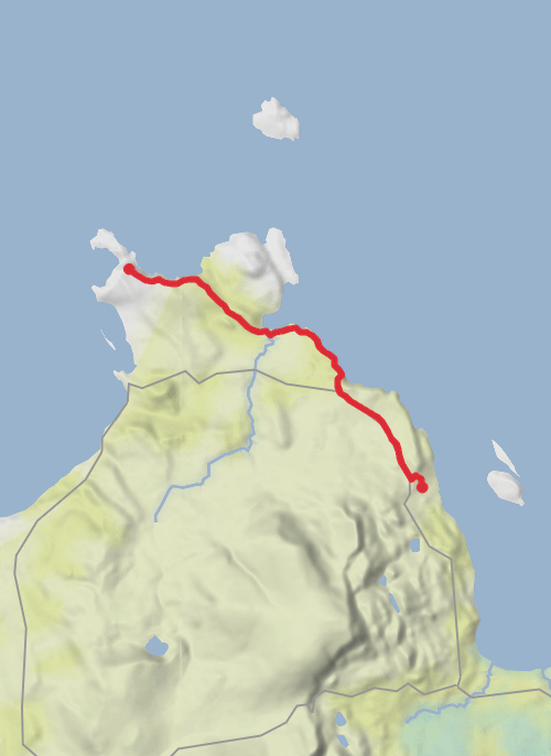 Hike from Scotland mobile static map