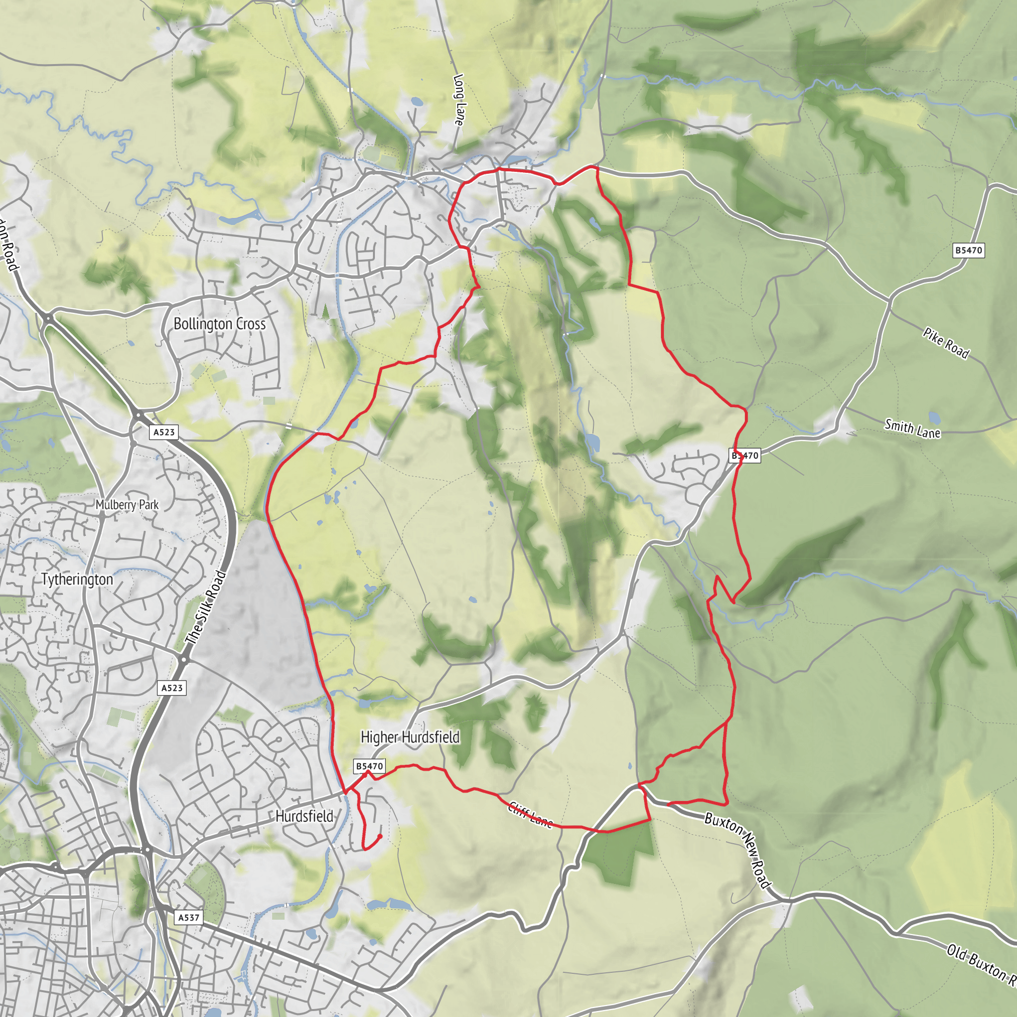 The Bulls Head via The Robin Hood & The Poachers mobile static map
