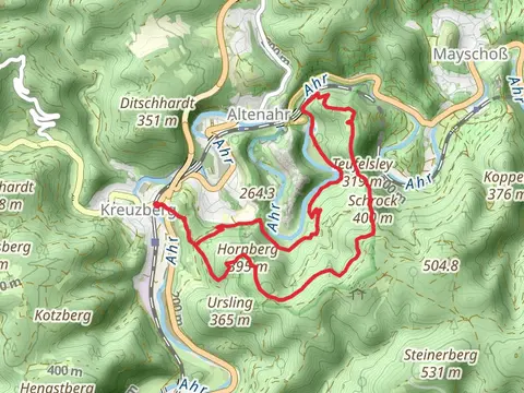 Schrock and Hornberg via Ahr Venn Weg