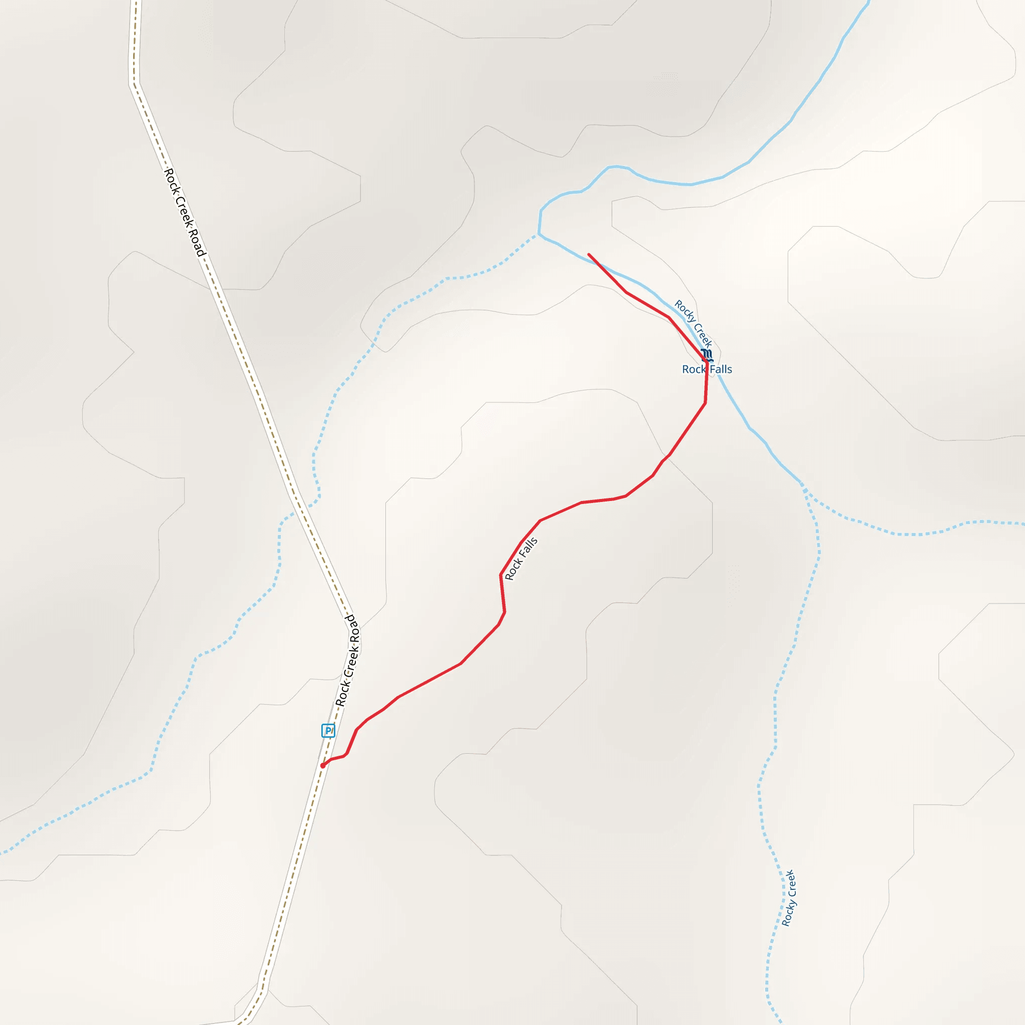 Rock Falls mobile static map