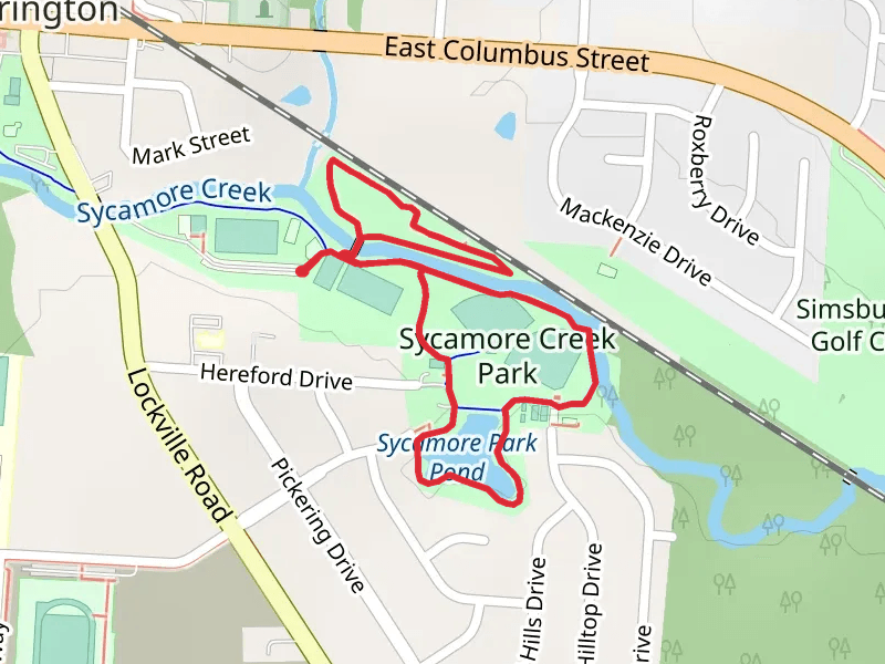 Sycamore Creek Park Arboretum Loop