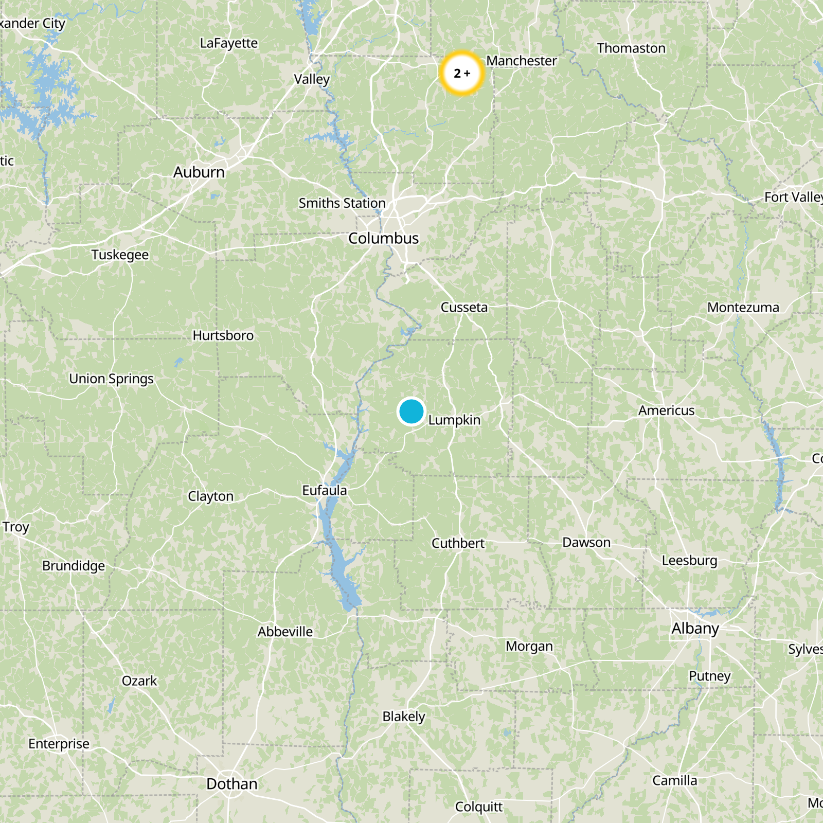 Stewart County Static Map