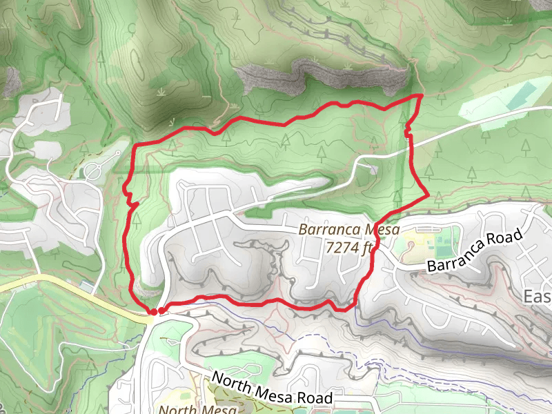 Dot Grant, Rendija Canyon and North Bayo Bench Loop Trail