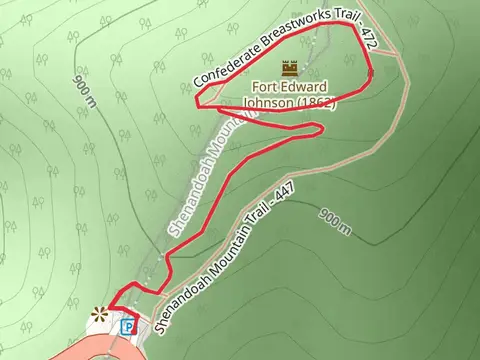 Confederate Breastworks Loop Trail