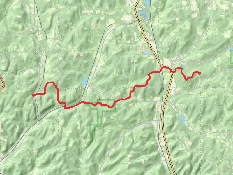 Finger Lakes - North Country Trail from Kingsbury Hill Road