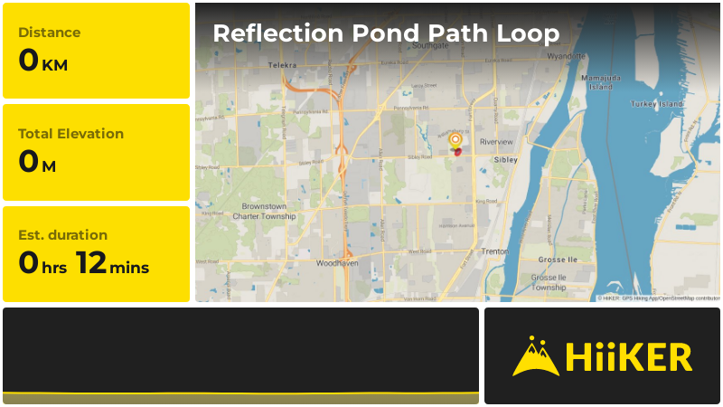 Reflection Pond Path Loop | Wayne County | Michigan