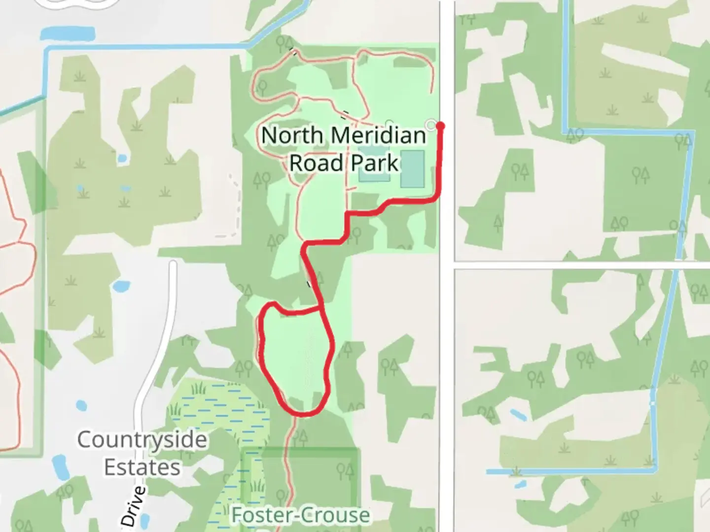 An image depicting the trail Yellow Loop and its surrounding area.