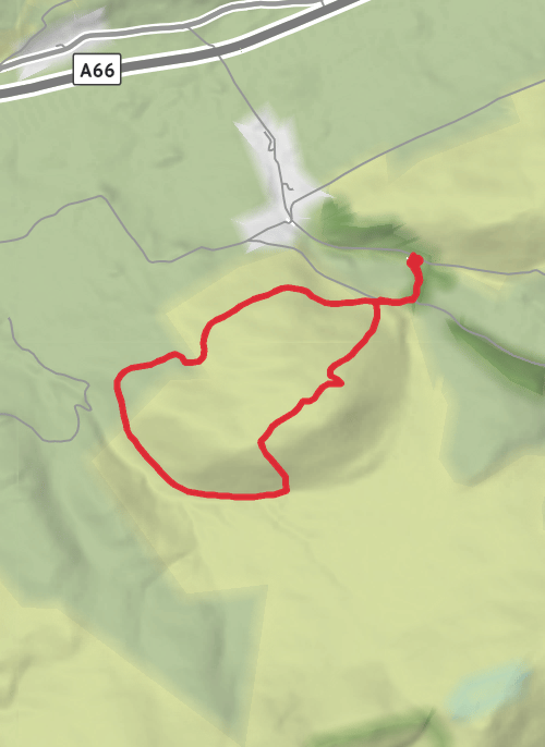 Allerdale Hiking mobile static map
